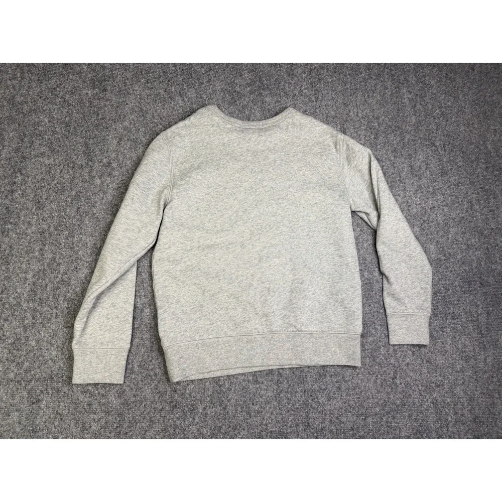 Boys Polo Ralph Lauren Gray Big Pony Logo Pullover Sweatshirt Size Medium (10-12